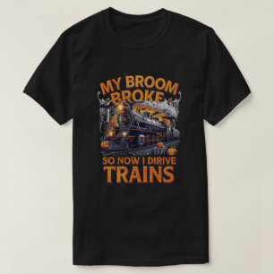 Mitt rum är Fattigt så nu kör jag Tåg - roligt Tåg T Shirt