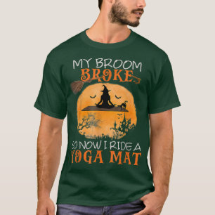 Mitt rum är Fattigt så nu ride jag en Yoga Mat Wit T Shirt
