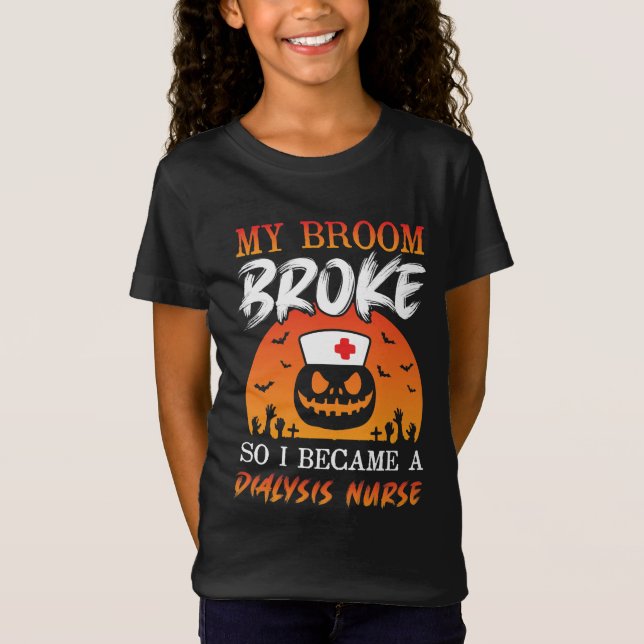 Mitt rum Fattigt så jag blev dialyssjuksköterska T Shirt (Framsida)