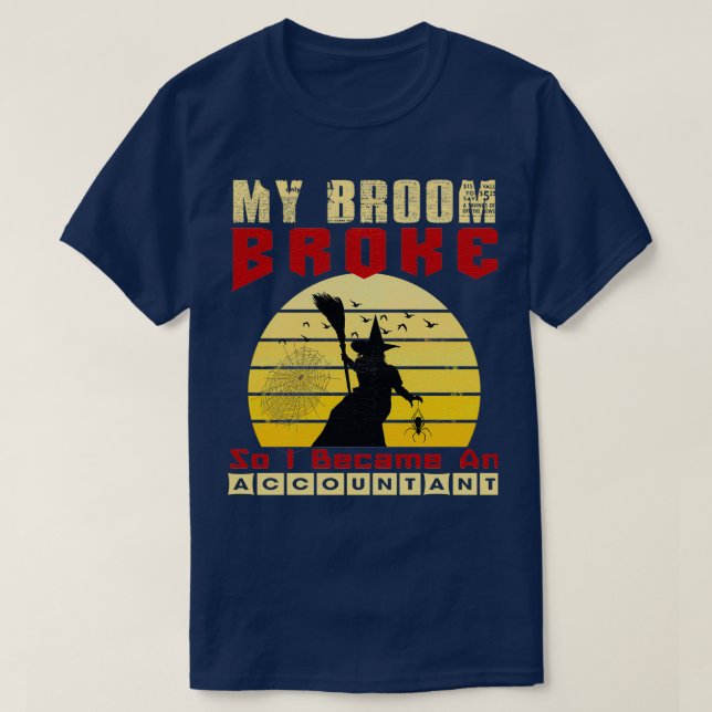 Mitt rum Fattigt så jag blev revisor 8 T Shirt (Design framsida)