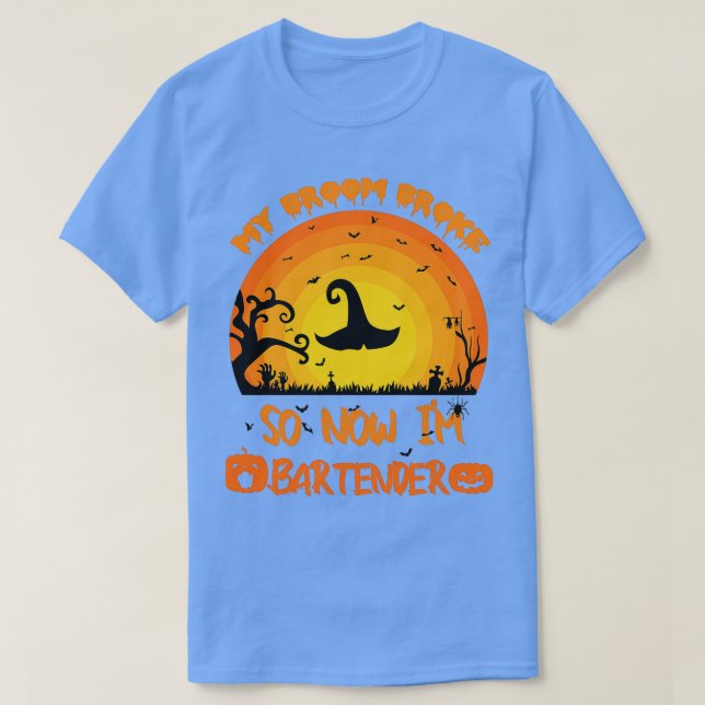 Mitt rum Fattigt, så nu är Ix27m en Bartender-hall T Shirt (Design framsida)