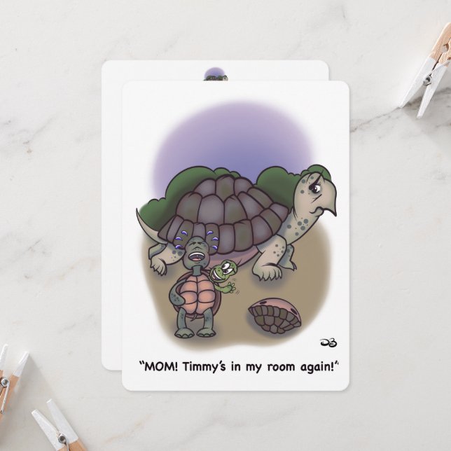 Mitt rumskort med platta kort (Fram/Back In Situ)