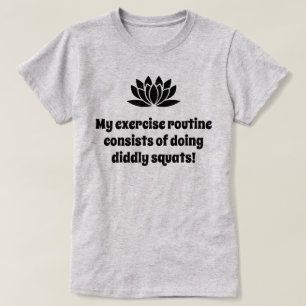 Mitt rutinmässiga lotus-skämt t shirt