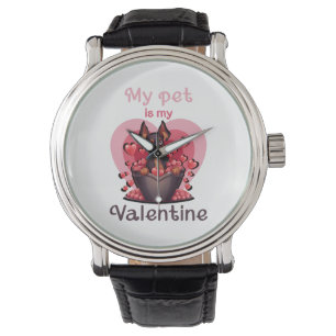 Mitt sällskapsdjur är min Valentine, ingen 25 Clas Armbandsur