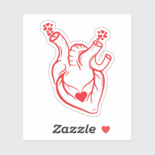 Mitt sanna hjärta är kärlek. klistermärken