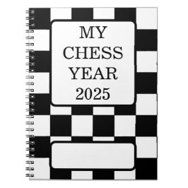 Mitt schackår 2025, anteckningsbok