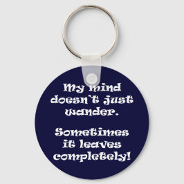 Mitt sinne vrider inte bara. nyckelring