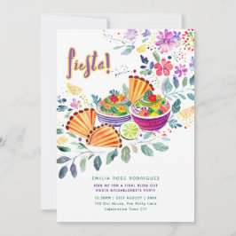 Mitt sista Fiesta Bachelorette-partis mattema Inbjudningar