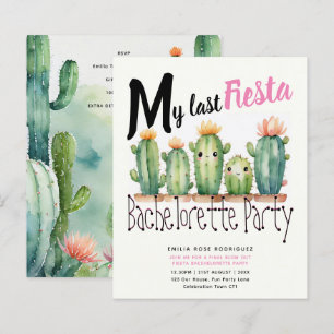 Mitt sista Fiesta Bachelorette Party Cacti Theme