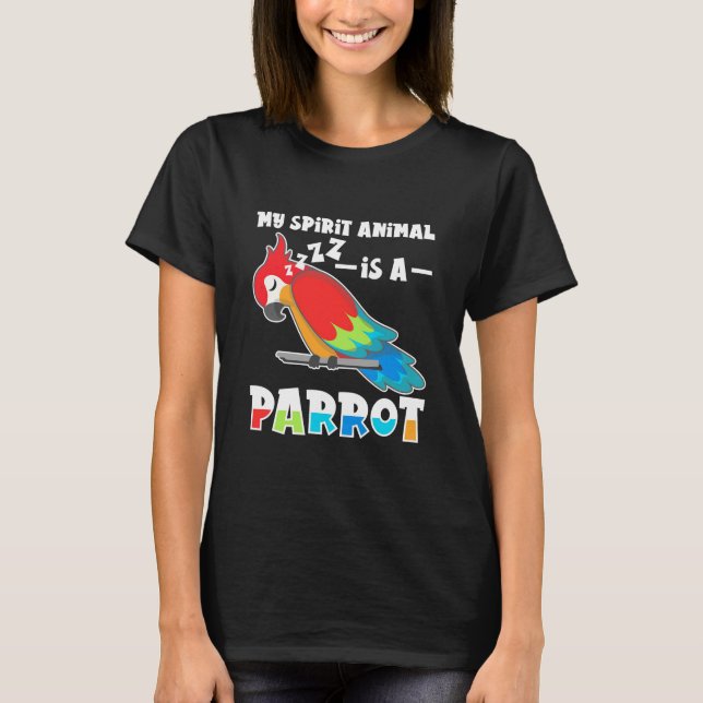 Mitt själsande djur är en morot t shirt (Framsida)