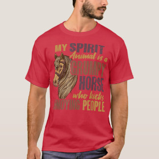 Mitt själsdjur är en häst, häst Lovers Equestri T Shirt