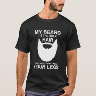 Mitt skägg är den enda hinnan som finns mellan dig t shirt