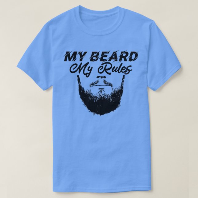 Mitt skägg regler 10 t shirt (Design framsida)