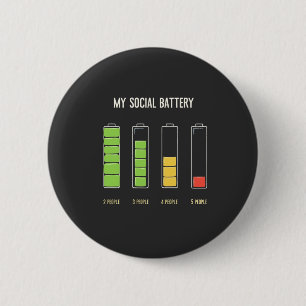 Mitt Social-batteri inverterar Social Humor Knapp