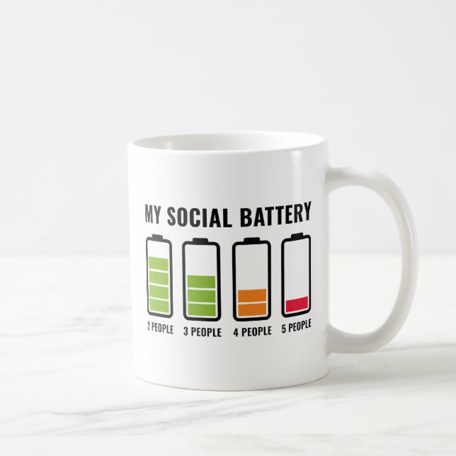 Mitt Social-batteri Kaffemugg (Höger)