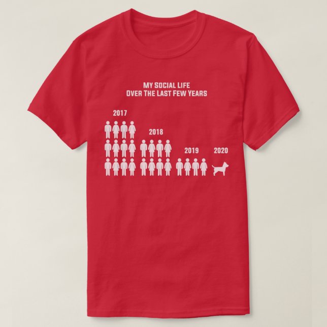 Mitt Social Life T Shirt (Design framsida)