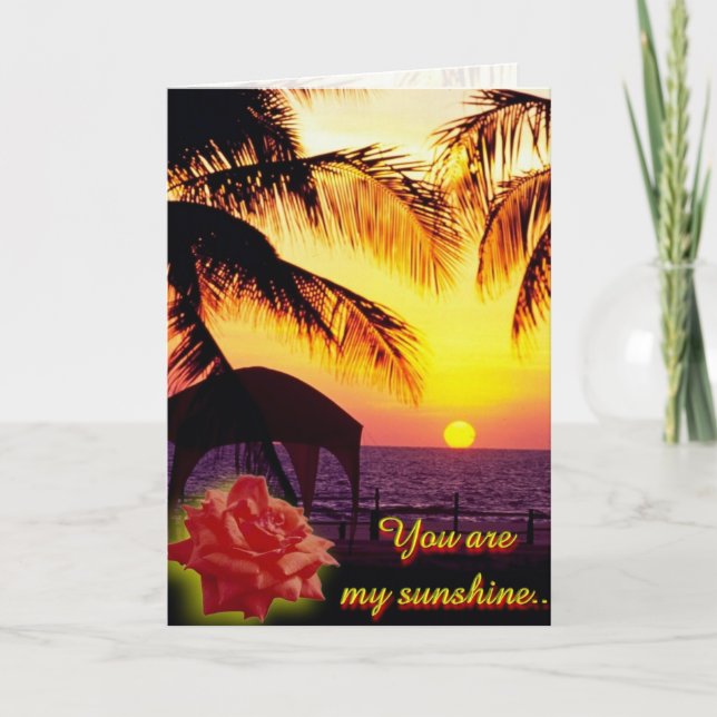 Mitt solskenskort helgkort (Framsida)