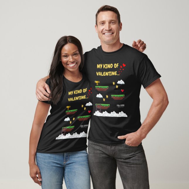 Mitt sortens Valentine Gamer Valentines day-spel T Shirt (Unisex)