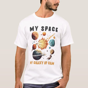 Mitt space, min Galaxy av Lugn T Shirt