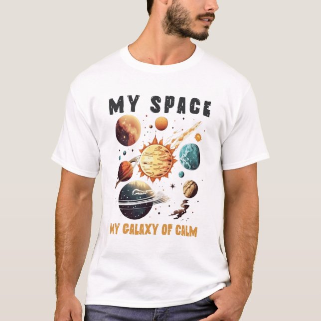 Mitt space, min Galaxy av Lugn T Shirt (Framsida)