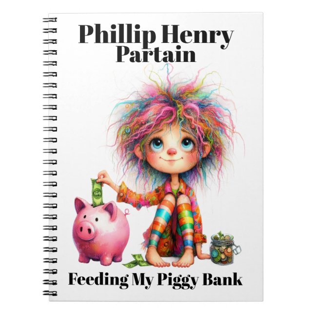 Mitt Sparkonto Anteckningsbok (Framsidan)