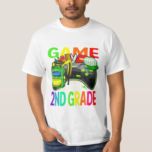 Mitt spel för andra Klass-spel T Shirt (Framsida)