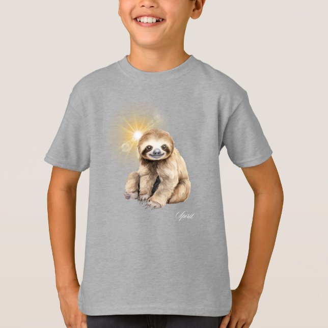 Mitt spritdjur - Sloth T Shirt (Framsida)