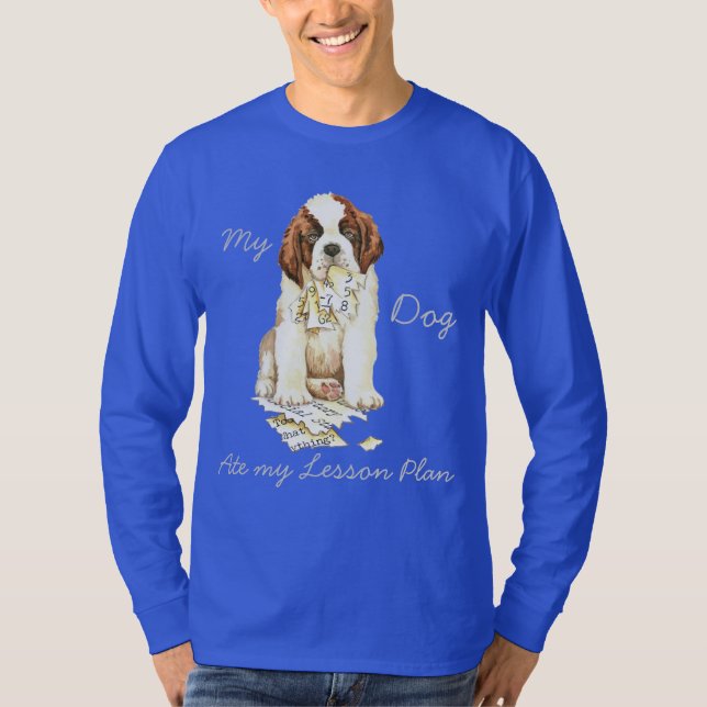 Mitt St Bernard åt min kurs planerar Tee Shirt (Framsida)