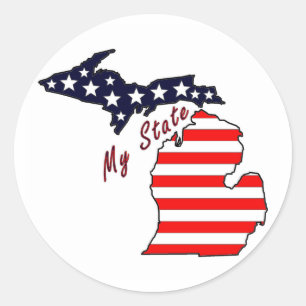 Mitt statligt: Michigan klistermärke
