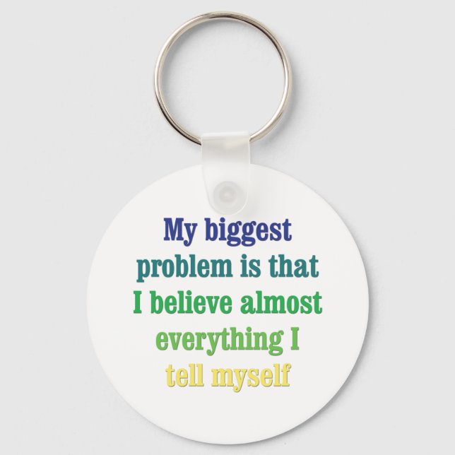 Mitt största problem är att nyckelring (Framsida)