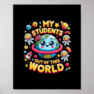 Mitt Studenter är utanför denna världsrymd. Poster