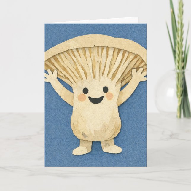 Mitt svampkort med Mycelium Rolig Svamp Kort (Framsida)
