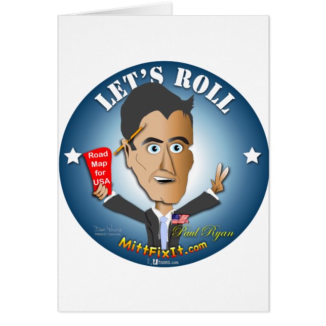 Mitt svar - Paul Ryan Hälsningskort (Framsidan)