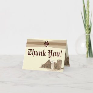Mitt tack, ditt kort Vintage Land Barn Farm