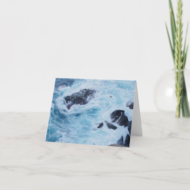 Mitt tackkort. Cinque Terre, Italien Tack Kort (Framsida)