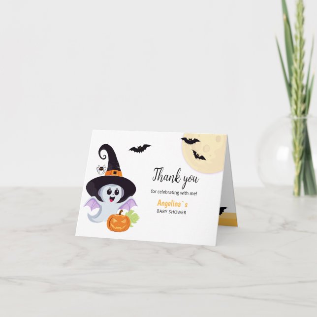 Mitt tackkort för babyskor. (Framsida)