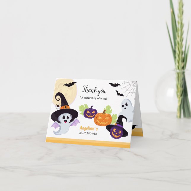 Mitt tackkort för babyskor. (Framsida)