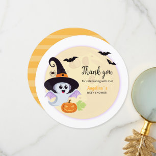 Mitt tackkort för babyskor. tack kort