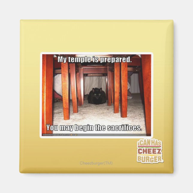 Mitt tempel är förberett. magnet (Framsidan)