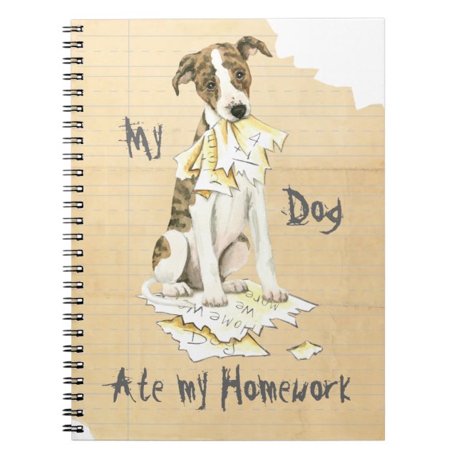 Mitt textutdrag Ate min hemläxa Anteckningsbok Med Spiral (Framsidan)