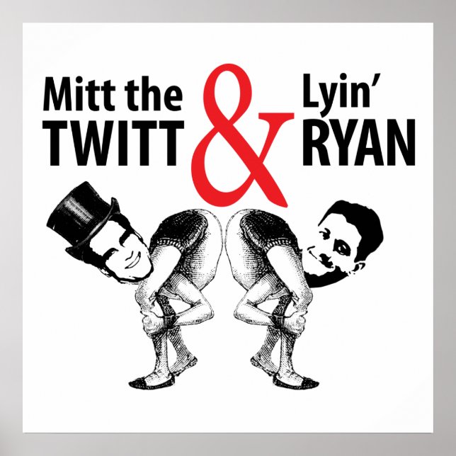 Mitt the Twitt and Lyin’ Ryan Poster (Framsidan)