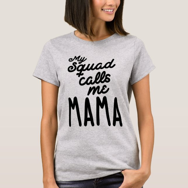 Mitt torget kallar mig Mamma Mors dag Gift T Shirt (Framsida)