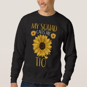 Mitt torget kallar mig Tio Solros Matching Family Lång Ärmad Tröja