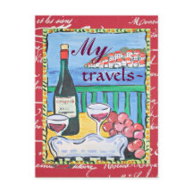 Mitt Travels-vykort