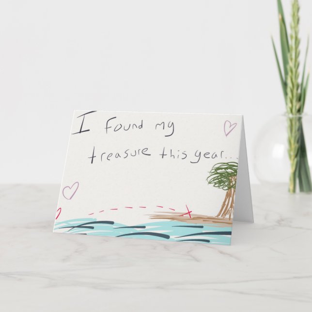 Mitt Treasure Valentine Day Card Helgkort (Framsida)