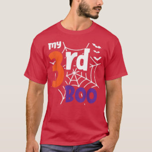 Mitt tredje Boo Lazy Halloween Costume Cute Spinde T Shirt