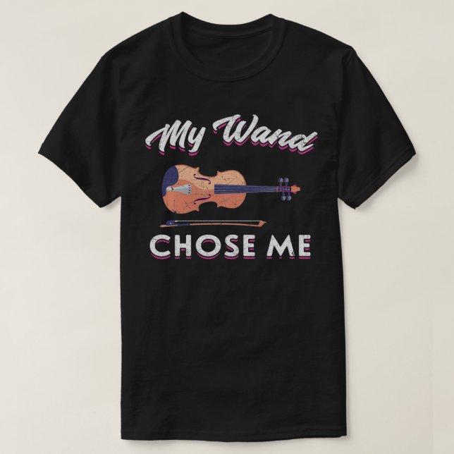 Mitt Trollspö har valt mig Violin Pullover T Shirt (Design framsida)