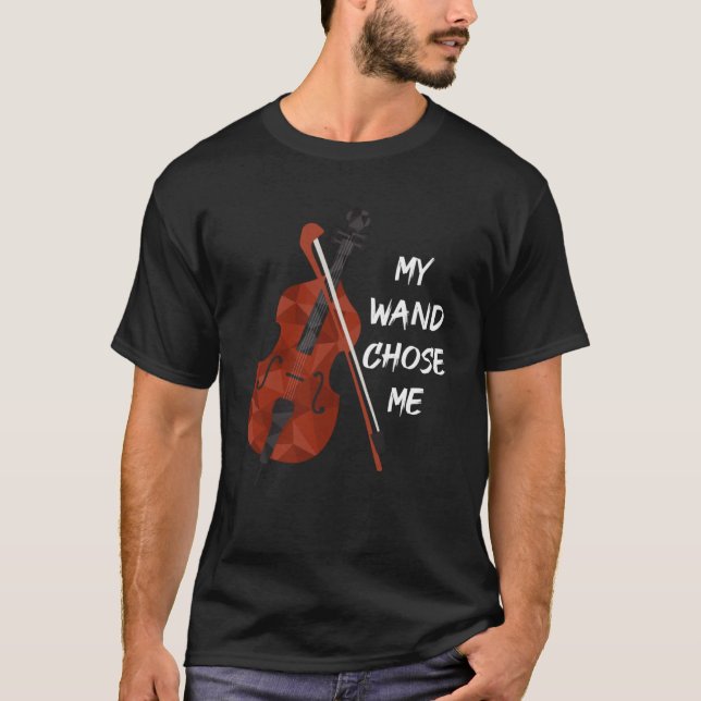 Mitt Trollspö valde mig Violin Violinist Orchestra T Shirt (Framsida)