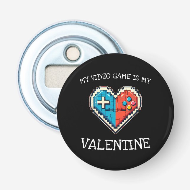 Mitt TV-spel är min valentin Flasköppnare (Framsidan)