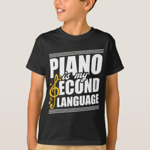 Mitt understödja språket är pianospelaregåvan t shirt
